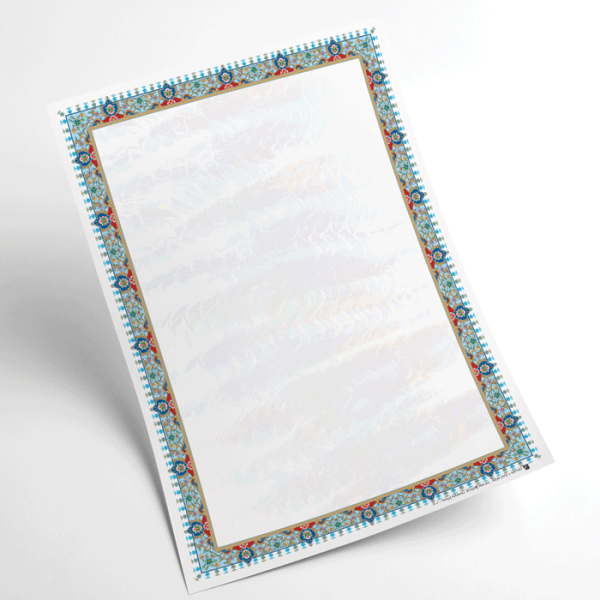 کاغذ تذهیب گلاسه کد H-1