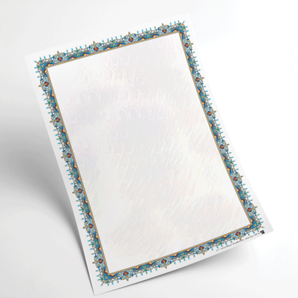 کاغذ تذهیب گلاسه کد H-2