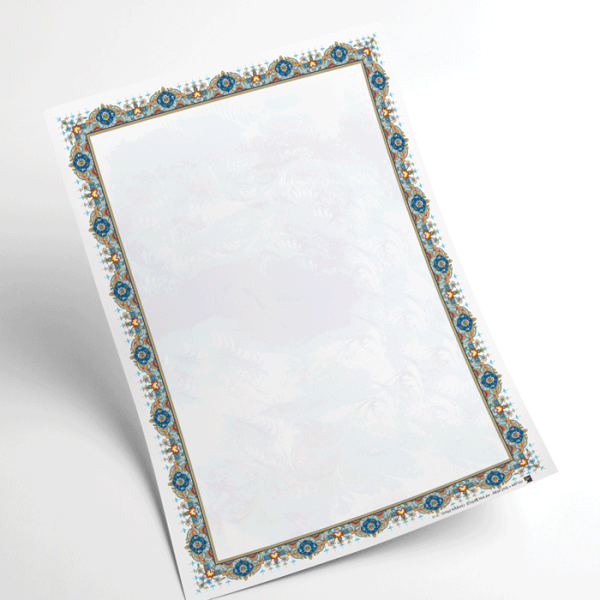 کاغذ تذهیب گلاسه کد H-4