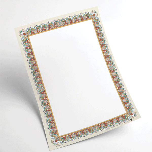 کاغذ تذهیب گلاسه کد H-167