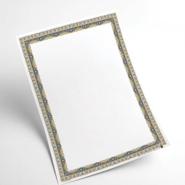 کاغذ تذهیب گلاسه کد H-17