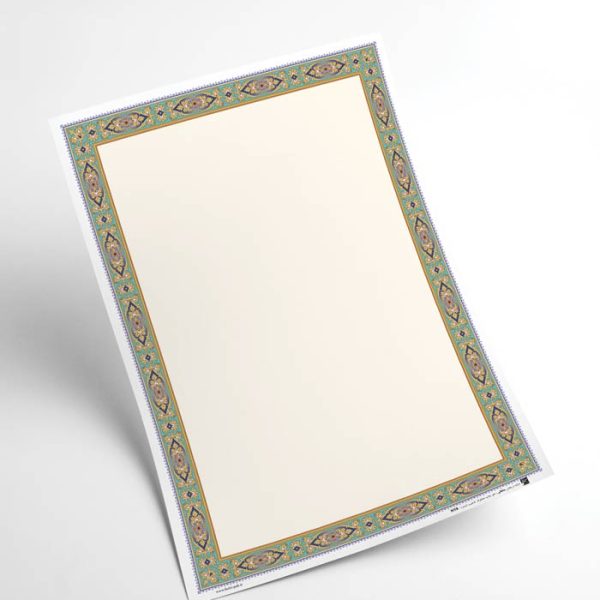 کاغذ تذهیب گلاسه کد H-19-1