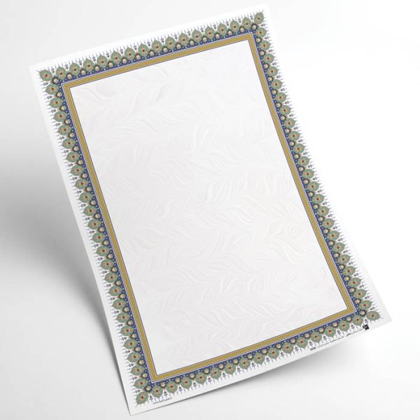 کاغذ تذهیب گلاسه کد H-19