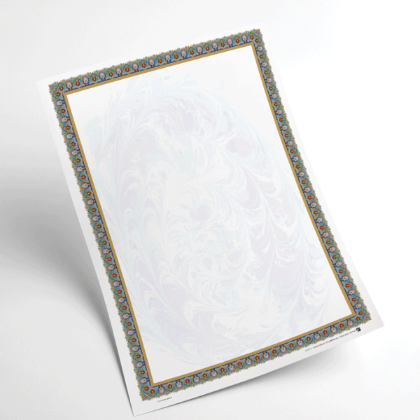 کاغذ تذهیب گلاسه کد H-237