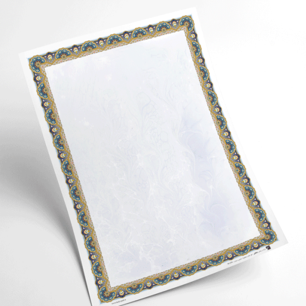 کاغذ تذهیب گلاسه کدH-256