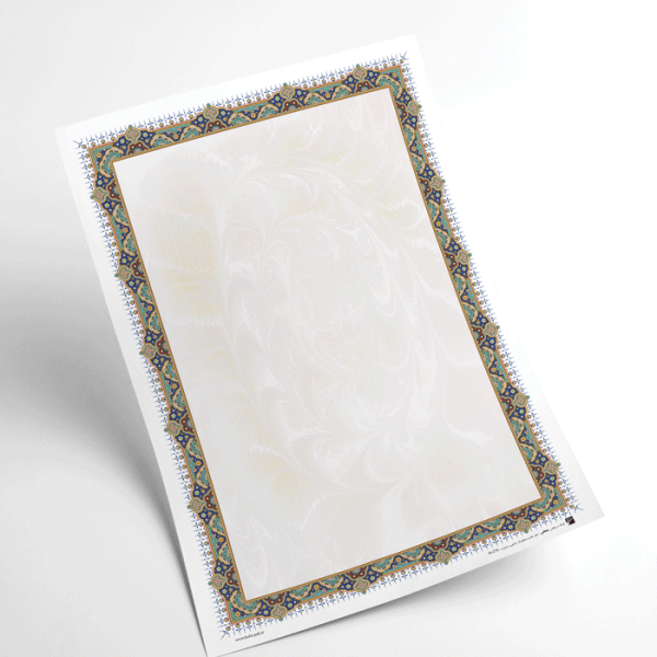 کاغذ تذهیب گلاسه کد H-276