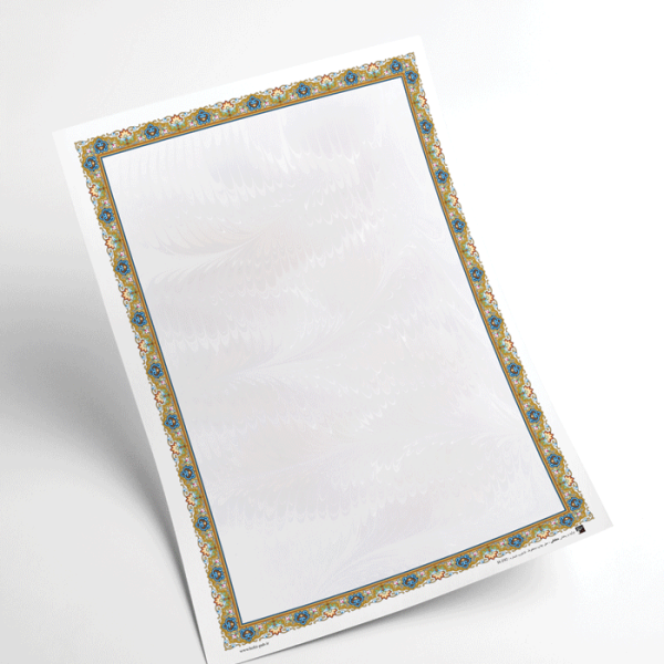 کاغذ تذهیب گلاسه کد H-292