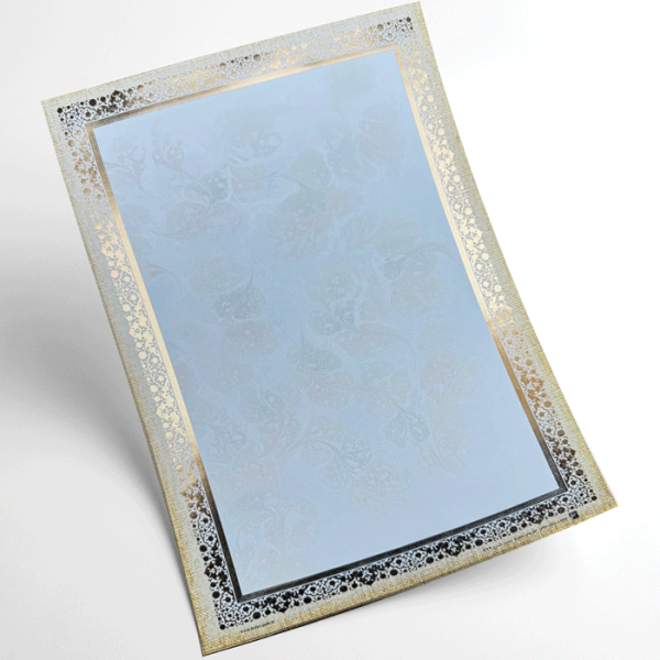 کاغذ تذهیب طلاکوب کد H-329