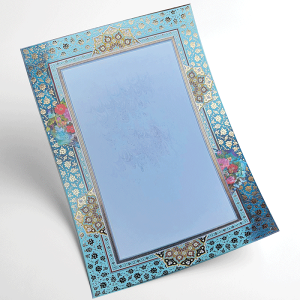 کاغذ تذهیب گلاسه طلاکوب کد H-351