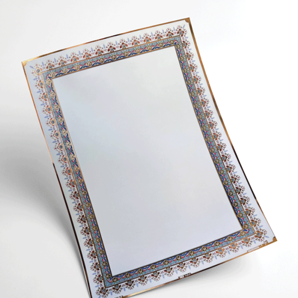 کاغذ تذهیب گلاسه طلاکوب کدH-363