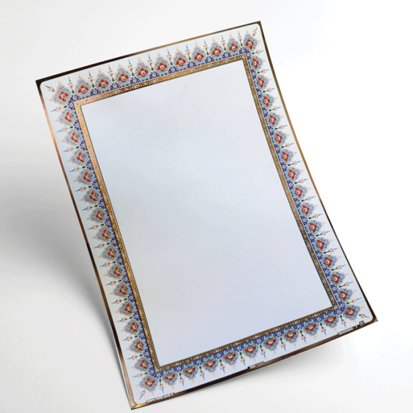 کاغذ تذهیب گلاسه طلاکوب کد H-364