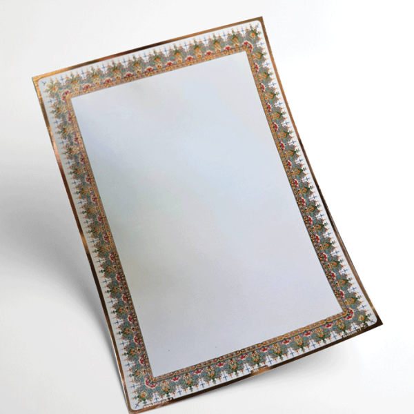 کاغذ تذهیب گلاسه طلاکوب کدH-365