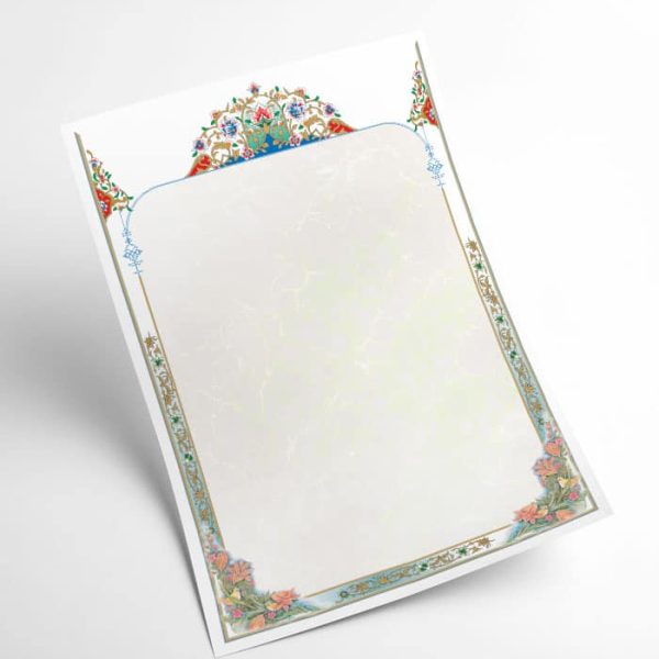 کاغذ تذهیب گلاسه کد 50