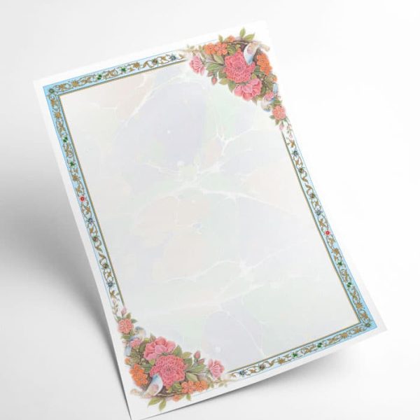 کاغذ تذهیب گلاسه کد 51