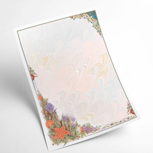 کاغذ تذهیب گلاسه کد 52