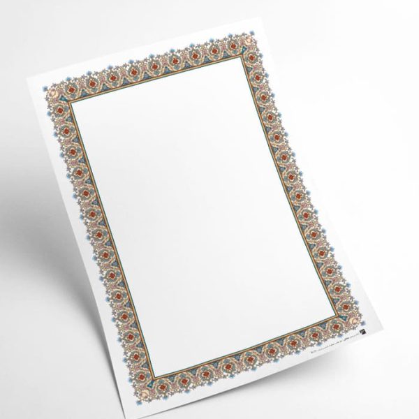 کاغذ تذهیب گلاسه کد H-23