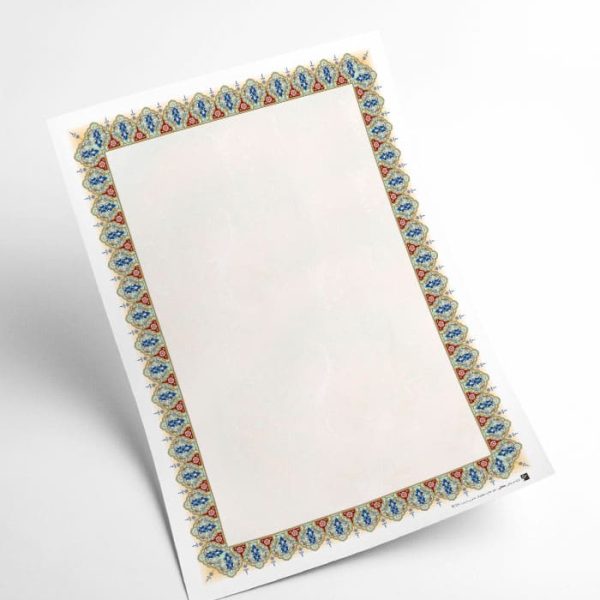 کاغذ تذهیب گلاسه کد H-24