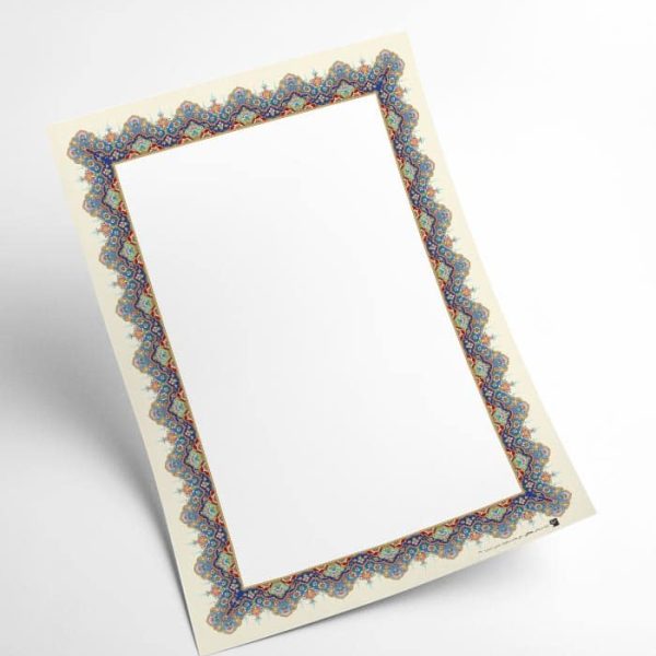 کاغذ تذهیب گلاسه کد H-29