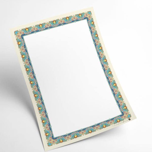 کاغذ تذهیب گلاسه کد H-30