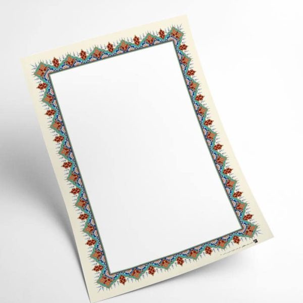 کاغذ تذهیب گلاسه کد H-31