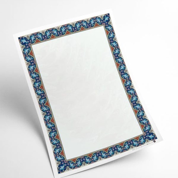 کاغذ تذهیب گلاسه کد H-34