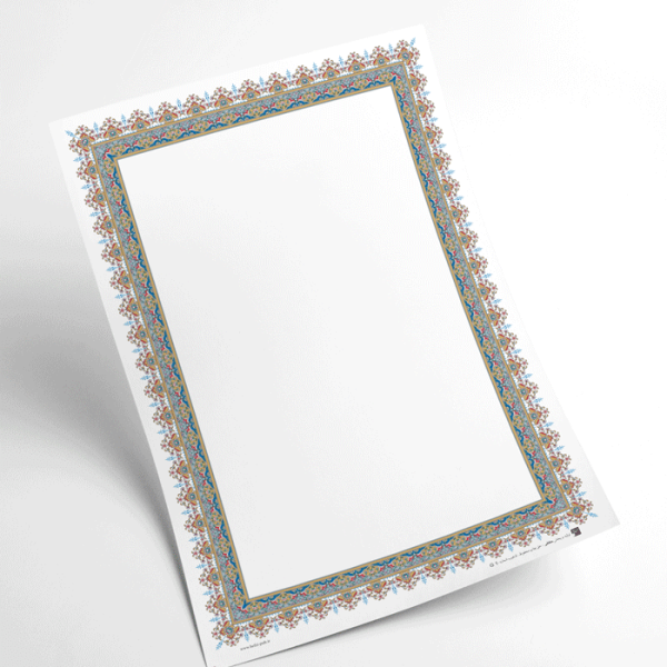 کاغذ تذهیب گلاسه کد G-1