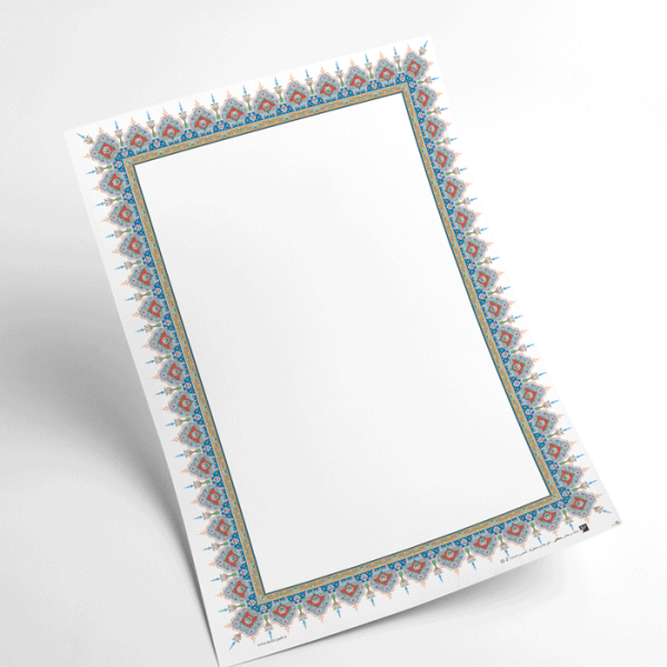 کاغذ تذهیب گلاسه کد G-2