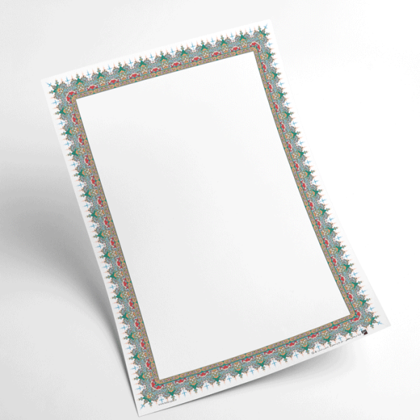 کاغذ تذهیب گلاسه کد G-4