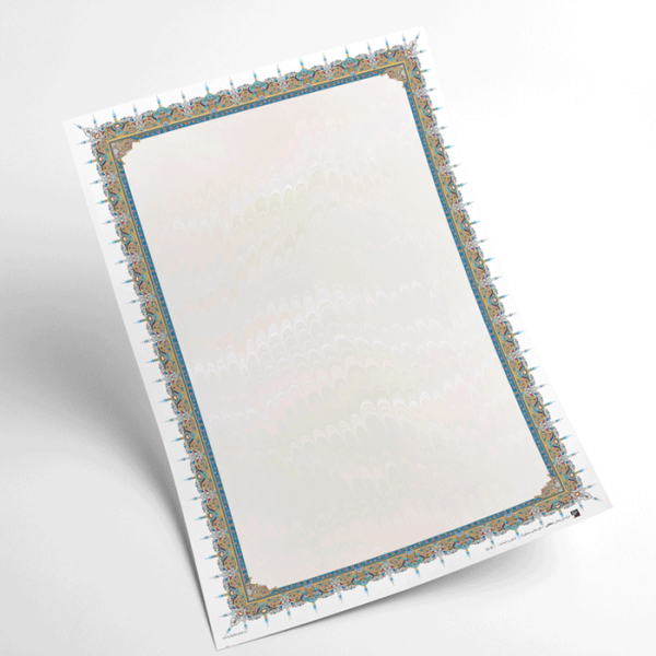 کاغذ گلاسه تذهیب کد G-6