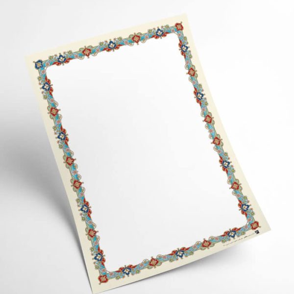 کاغذ تذهیب گلاسه کد H-28