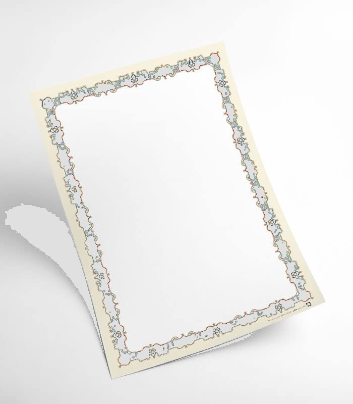 کاغذ تذهیب گلاسه کد H-28