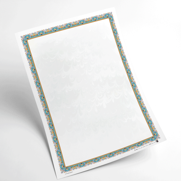 کاغذ تذهیب گلاسه کد N-10