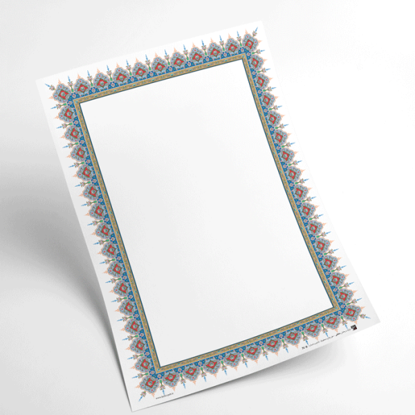 کاغذ تذهیب گلاسه کد N-8