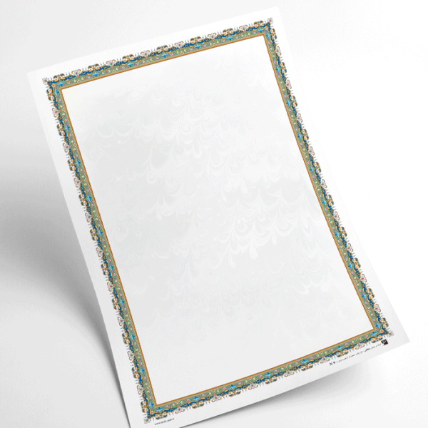 کاغذ تذهیب گلاسه کد N-9